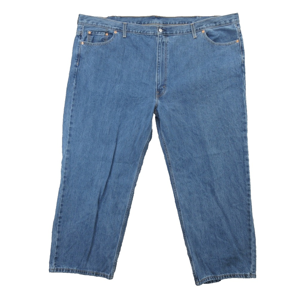 Levis 550 Jeans Mens 56x30 Blue Relaxed Fit Tapered Leg Denim Five Pocket Pants